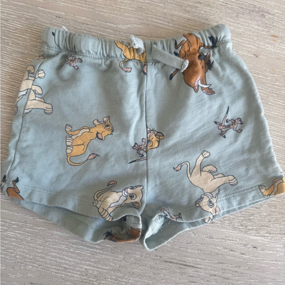 H&M Disney the Lion King Print Shorts, 2T